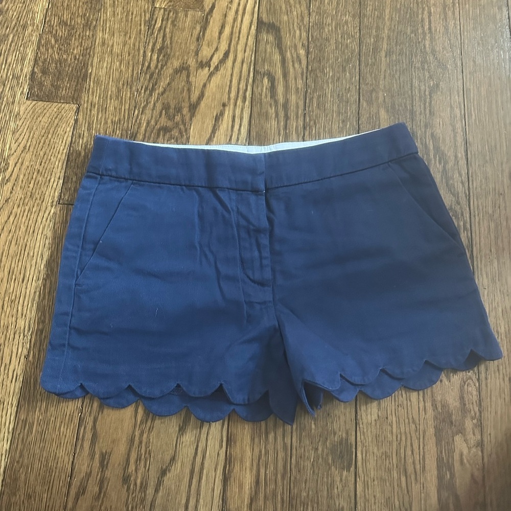 Crewcuts Blue Scalloped Hem kids Shorts